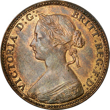 Coin, Great Britain, Victoria, 1/2 Penny, 1860, EF(40-45), Bronze, KM:748.1