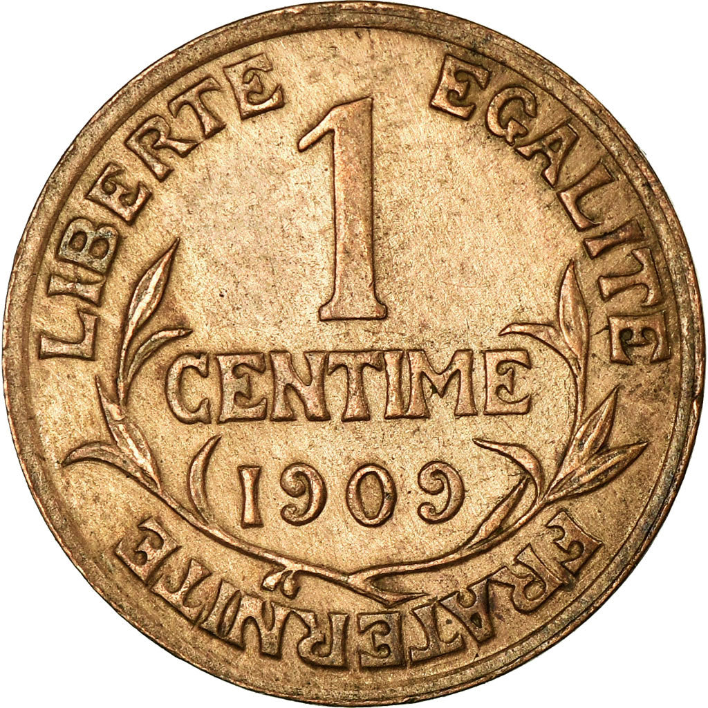 Münze, Frankreich, Dupuis, Centime, 1909, Paris, S+, Bronze, KM:840, Gadoury:90