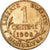 Moneta, Francia, Dupuis, Centime, 1908, Paris, BB, Bronzo, KM:840, Gadoury:90