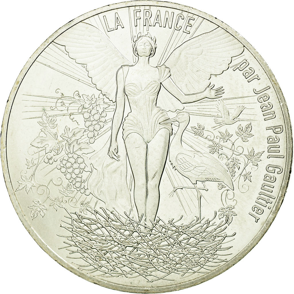 France, 10 Euro, La Champagne pétillante, 2017, MS(63), Silver