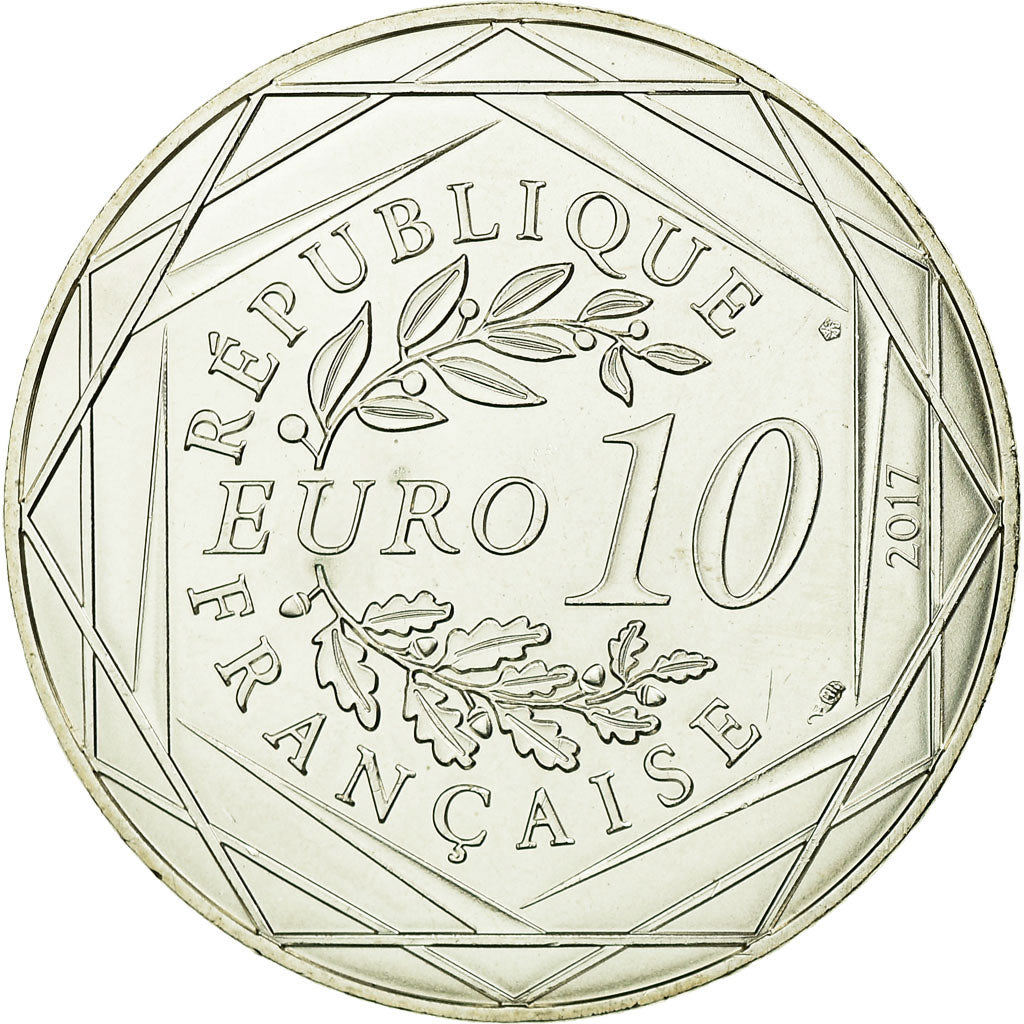 France, 10 Euro, Paris universelle, 2017, MS(63), Silver