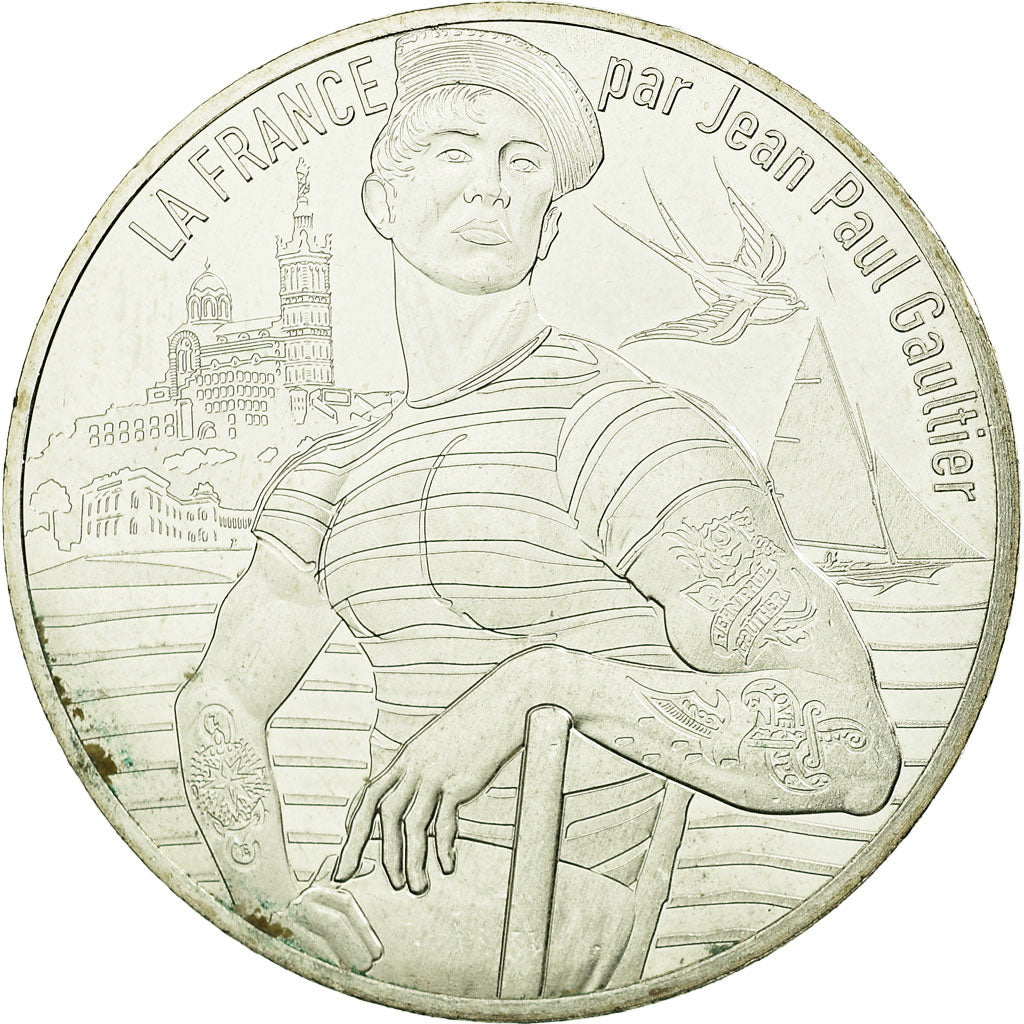 France, 10 Euro, La Provence rayonnante, 2017, MS(63), Silver