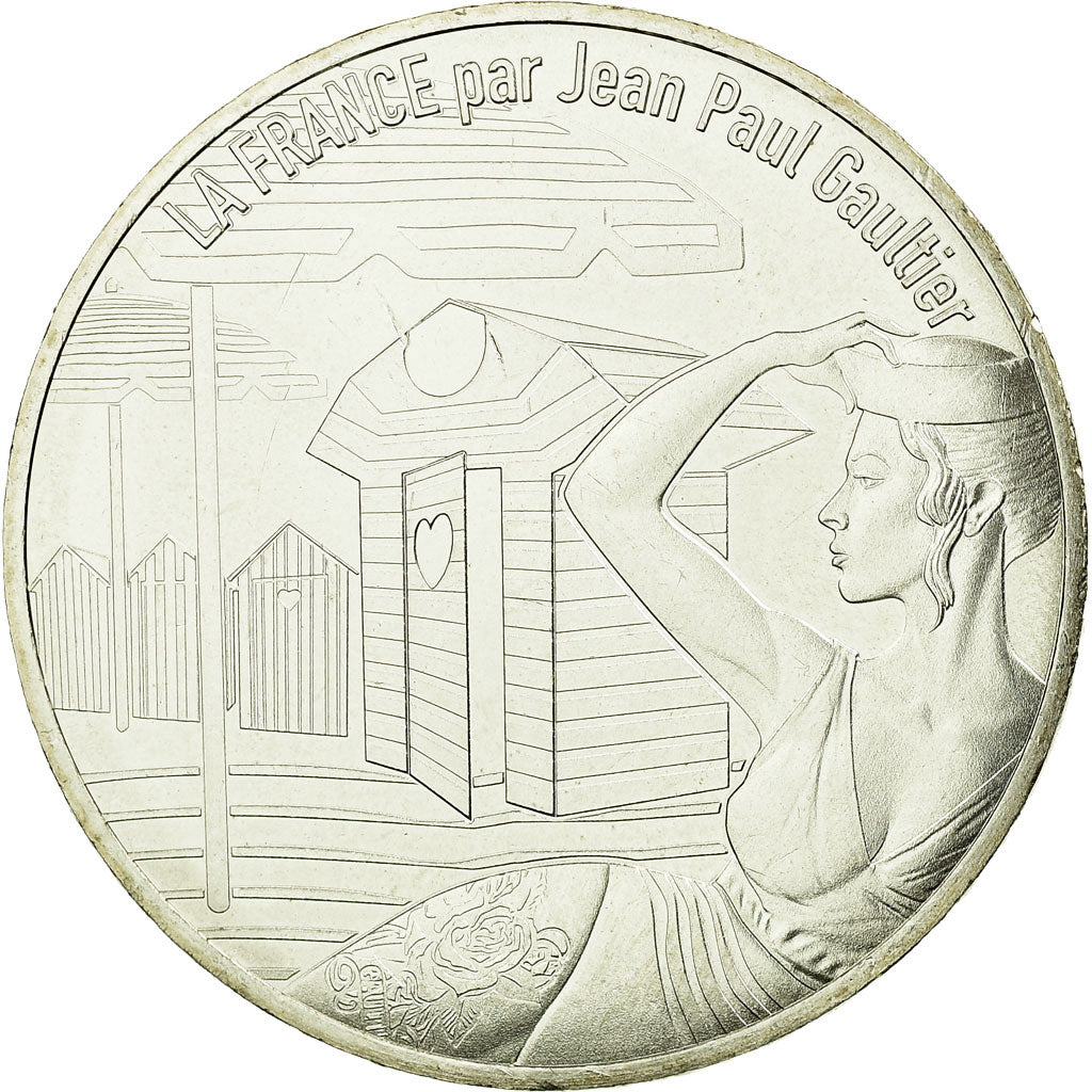France, 10 Euro, La Normandie inspirante, 2017, MS(63), Silver