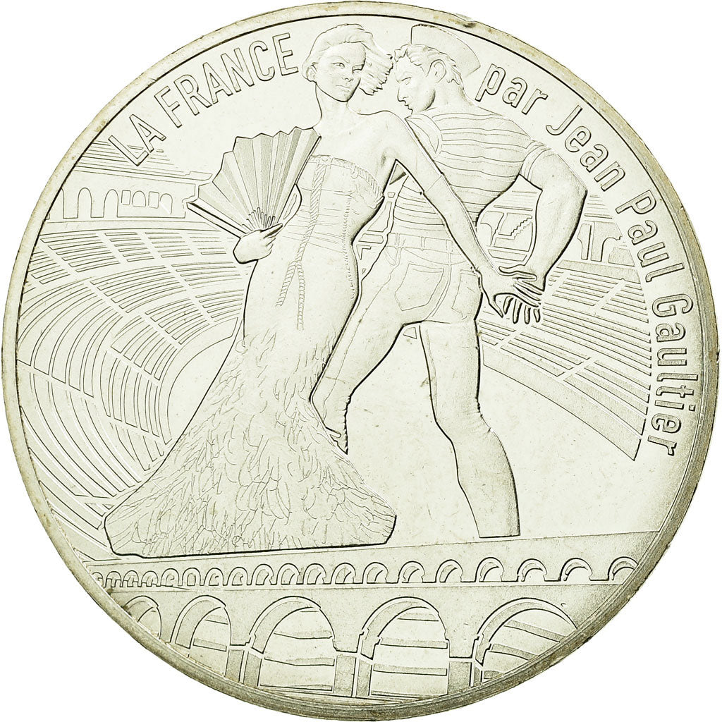 France, 10 Euro, Le Languedoc enchanteur, 2017, MS(63), Silver