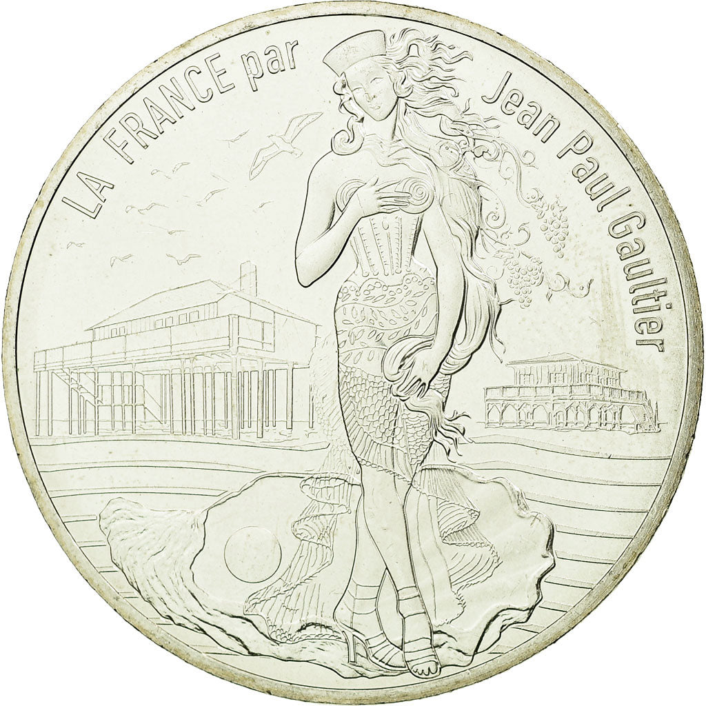 France, 10 Euro, L'Aquitaine nouvelle, 2017, MS(63), Silver