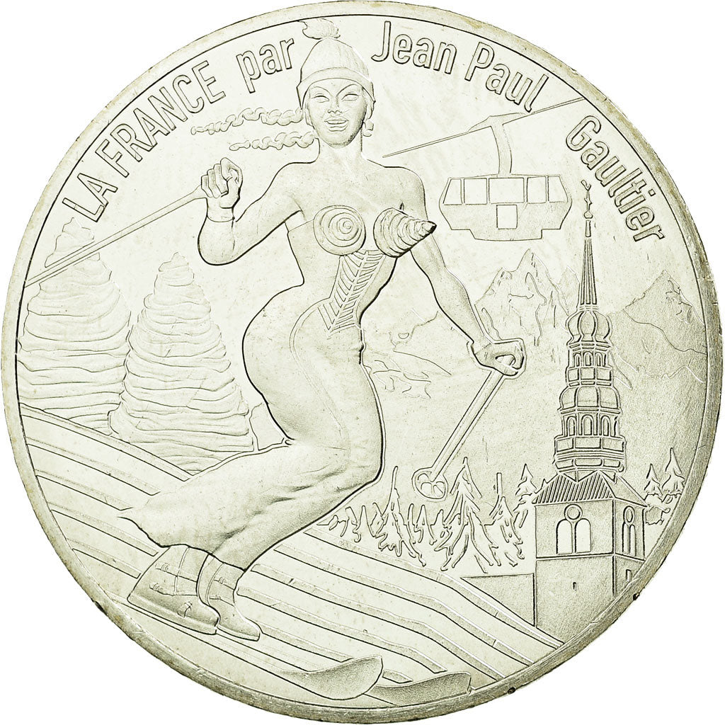 France, 10 Euro, Les Alpes très pointues, 2017, MS(63), Silver