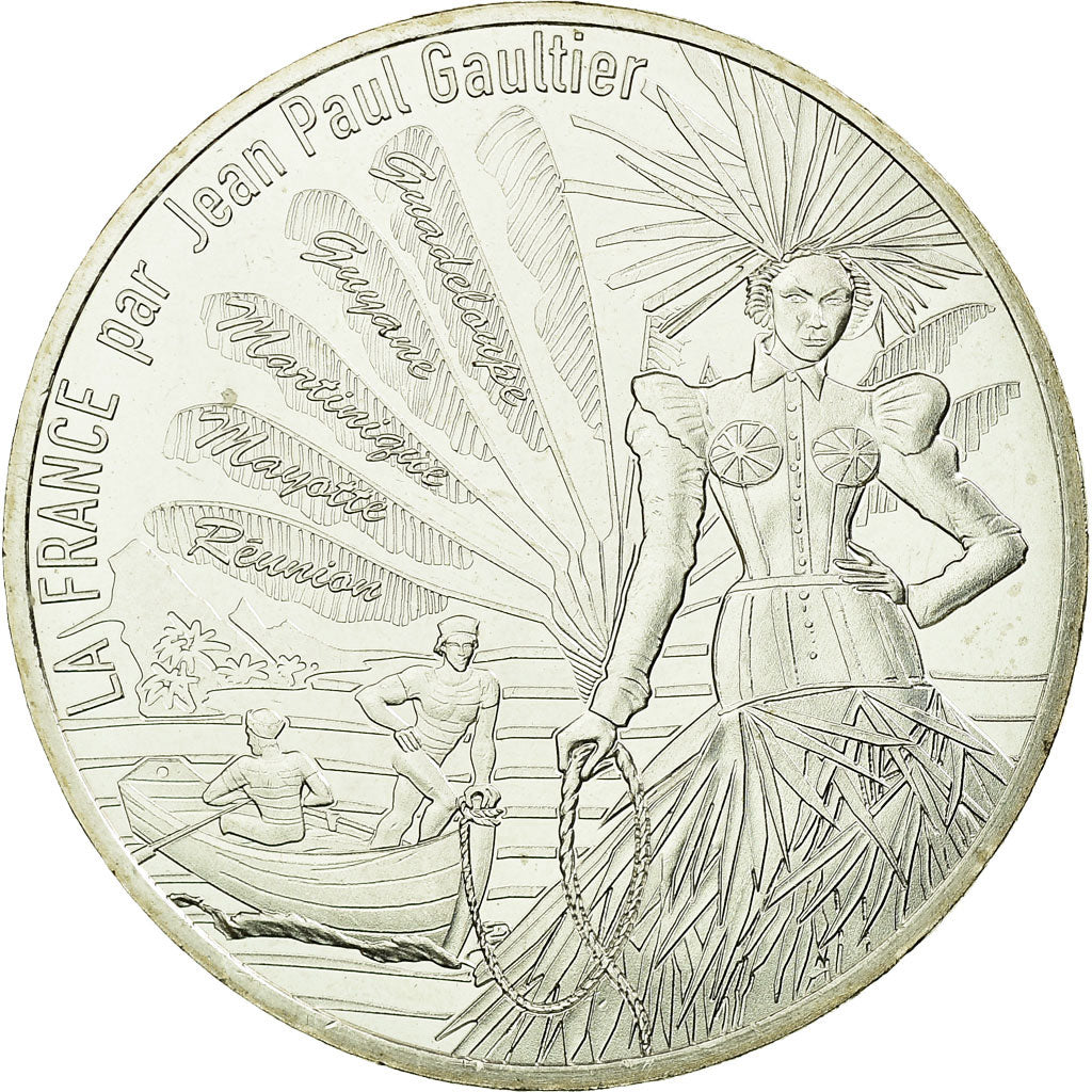 France, 10 Euro, L'Outre-Mer étincelant, 2017, MS(63), Silver
