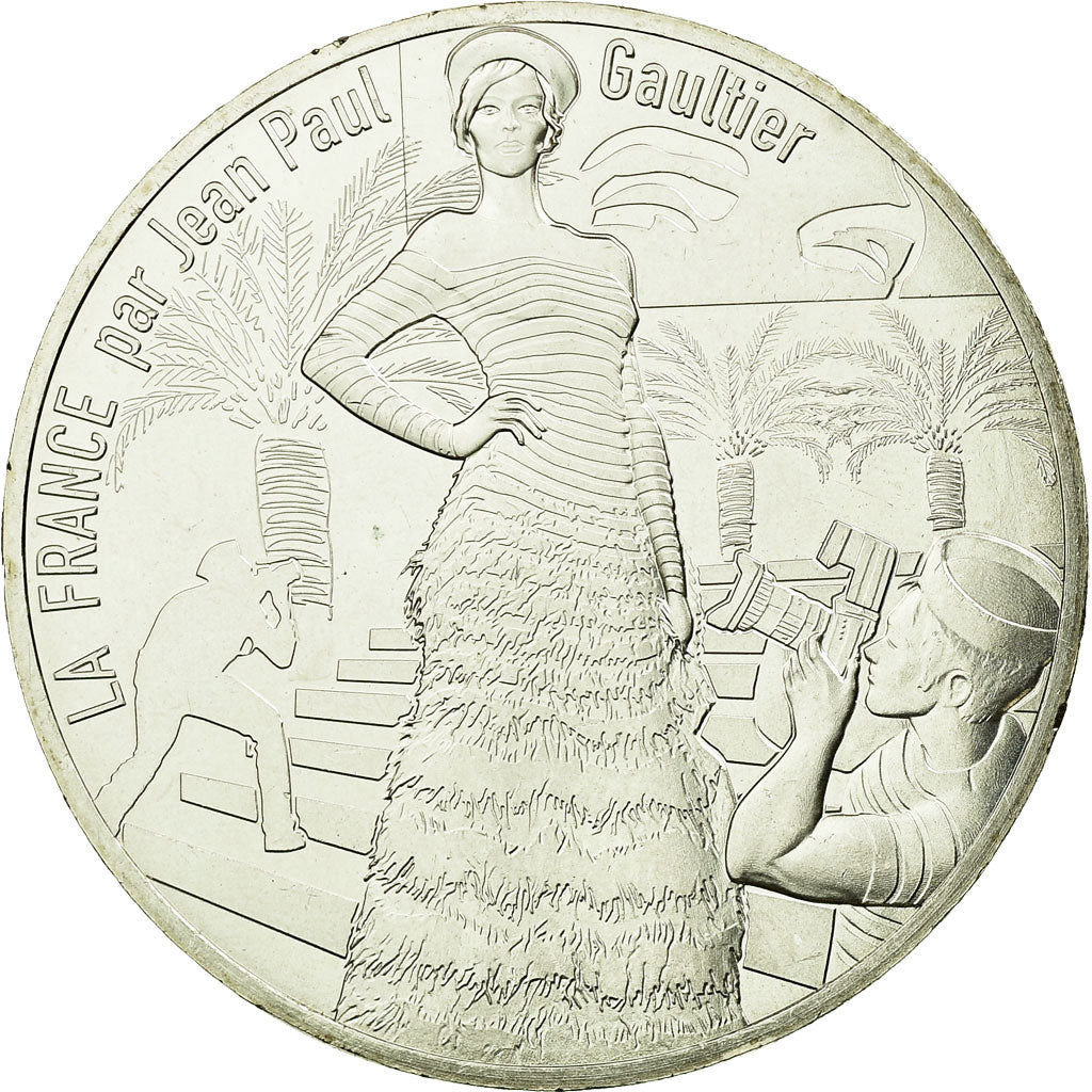 France, 10 Euro, La Côte d'Azur légendaire, 2017, MS(63), Silver