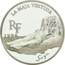 Monnaie, France, La Maja vestida, 10 Francs-1.5 Euro, 1996, Paris, BE, FDC