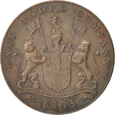 INDIA-BRITISH, 20 Cash, 1803, Soho Mint, KM #321, AU(50-53), Copper, 30.7, 12.44