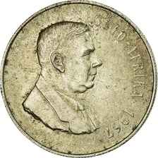 Coin, South Africa, Rand, 1967, VF(20-25), Silver, KM:72.2