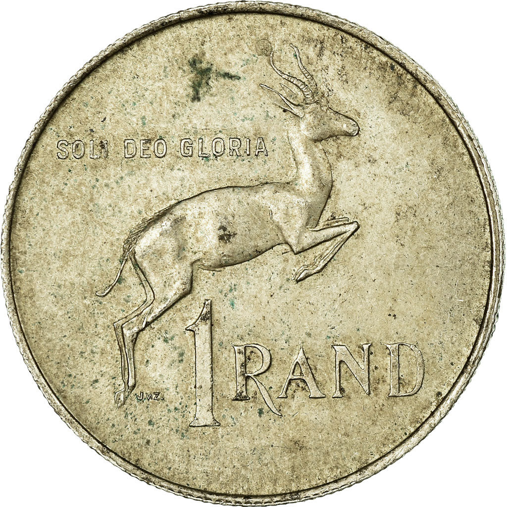 Coin, South Africa, Rand, 1967, VF(20-25), Silver, KM:72.2