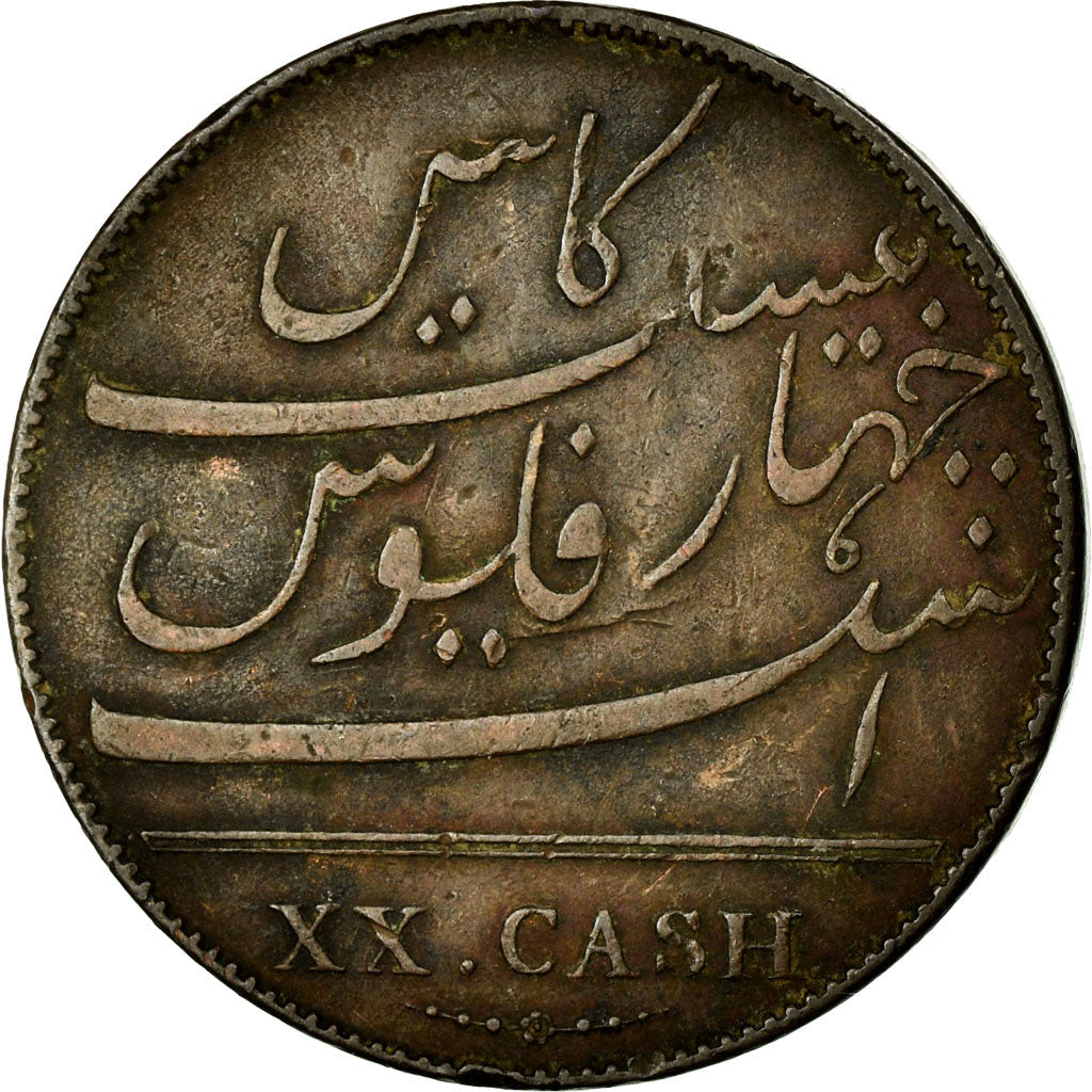 Coin, INDIA-BRITISH, MADRAS PRESIDENCY, 20 Cash, 1803, Soho Mint, Birmingham
