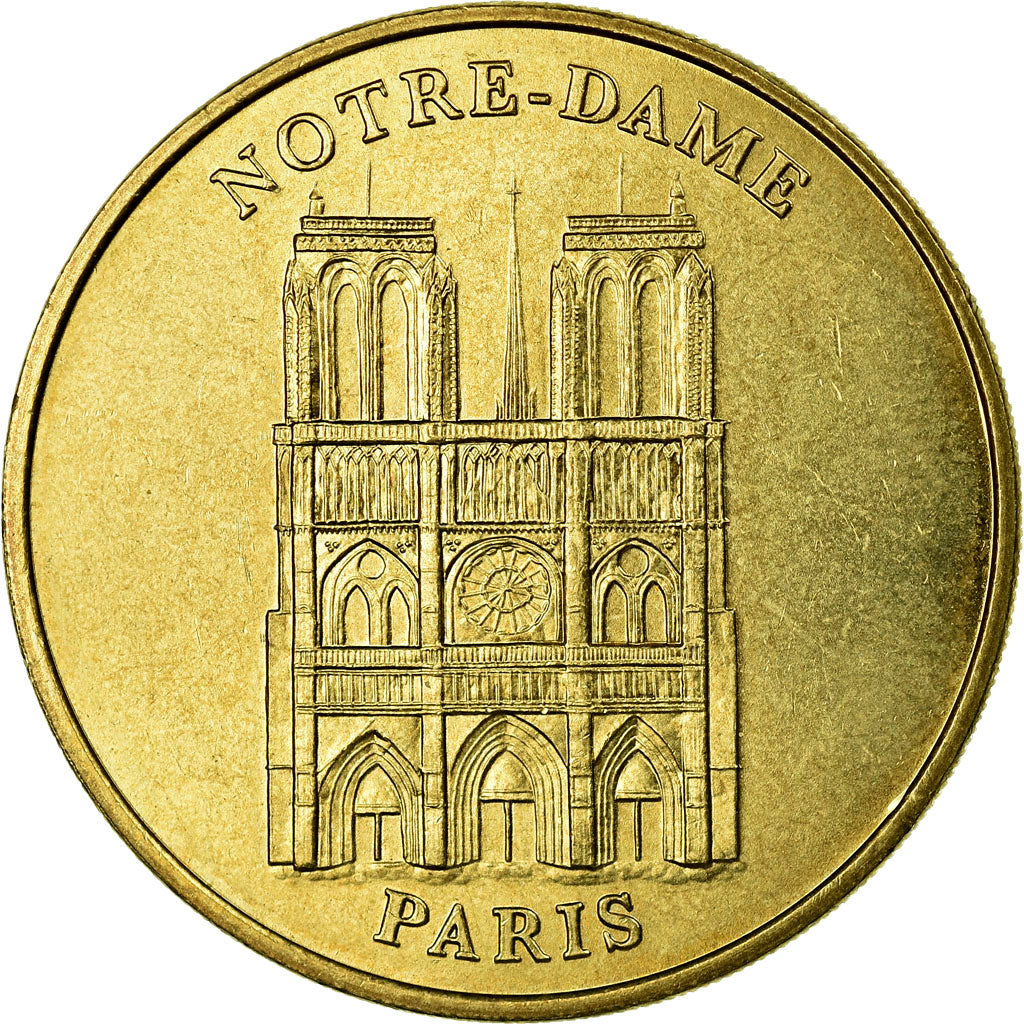 Francia, Token, Jetón turístico, Paris - Notre Dame n°1, Arts & Culture