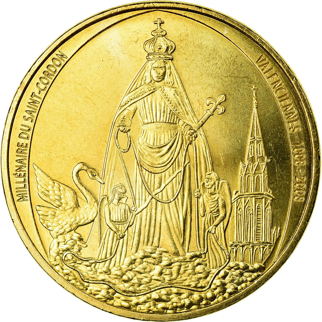 France, Token, Touristic token, Valenciennes - Basilique du Saint-Cordon, Arts &