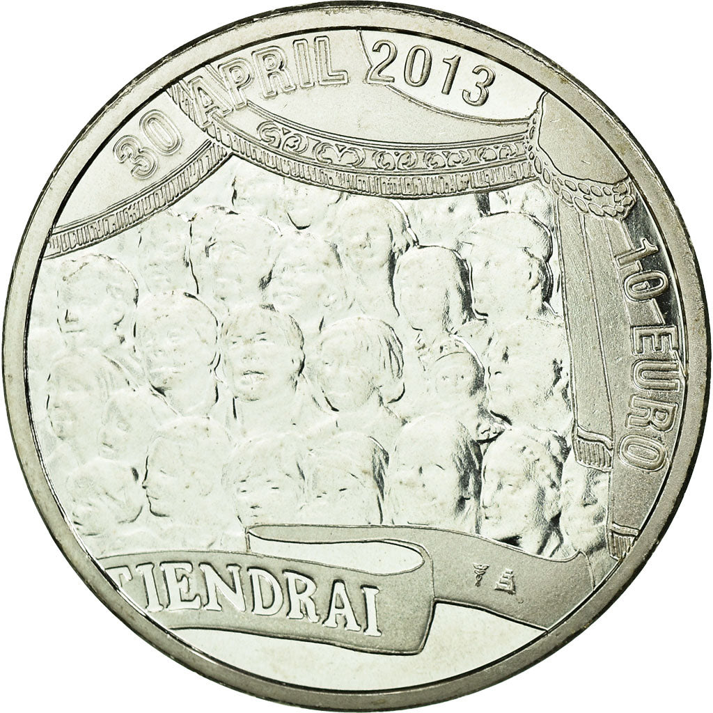Netherlands, 10 Euro, 2013, Proof, MS(63), Silver, KM:340