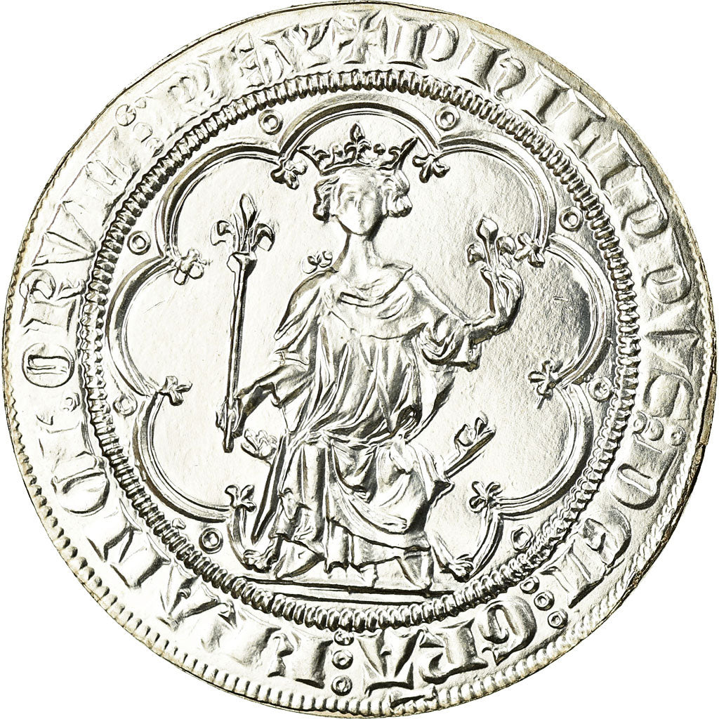 France, 10 Euro, Les Templiers, 2019, MS(64), Silver