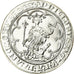 France, 10 Euro, Les Templiers, 2019, MS(64), Silver