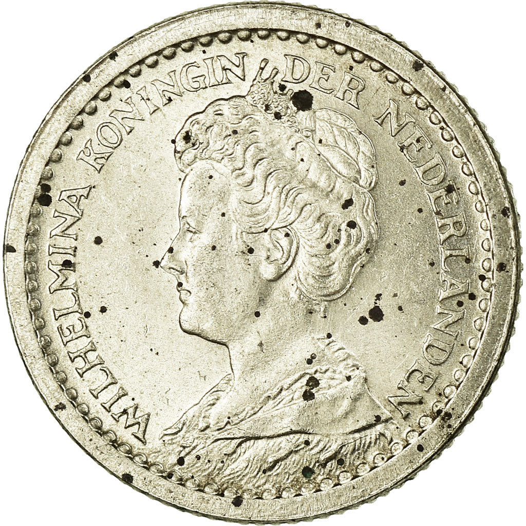 Coin, Netherlands, Wilhelmina I, 10 Cents, 1911, VF(30-35), Silver, KM:145