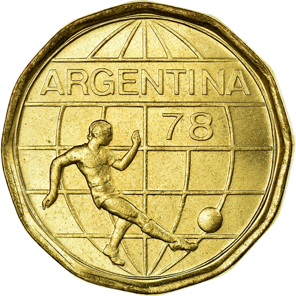 Coin, Argentina, 50 Pesos, 1978, MS(60-62), Aluminum-Bronze, KM:76