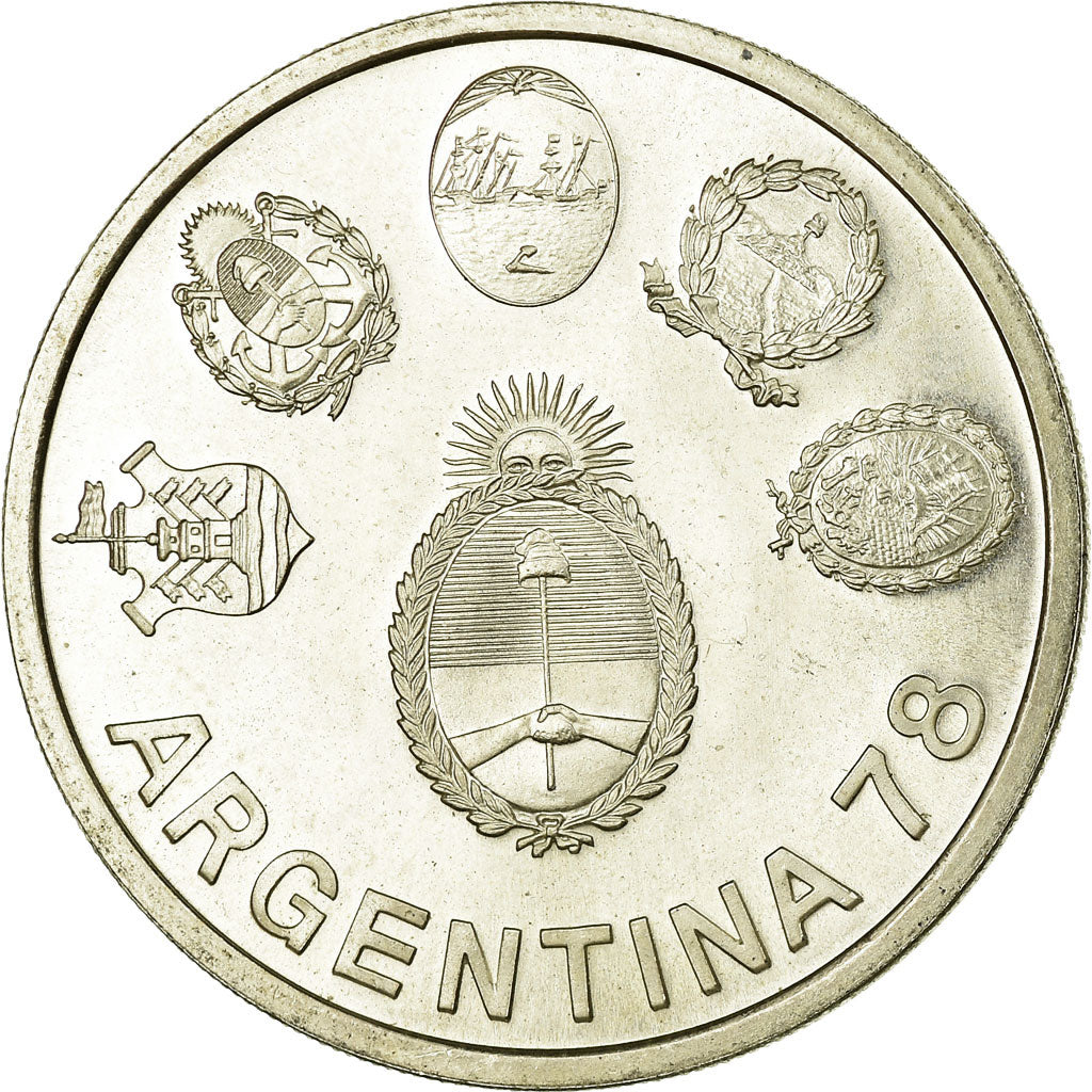 Münze, Argentinien, 2000 Pesos, 1978, UNZ, Silber, KM:79