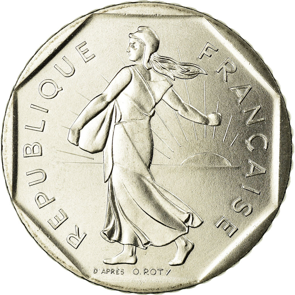 Moneda, Francia, Semeuse, 2 Francs, 1984, Paris, FDC, Níquel, KM:942.1