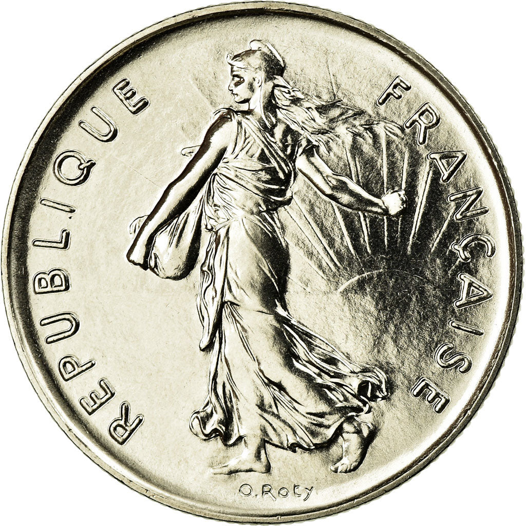 Moneda, Francia, Semeuse, 5 Francs, 1984, Paris, FDC, Níquel recubierto de