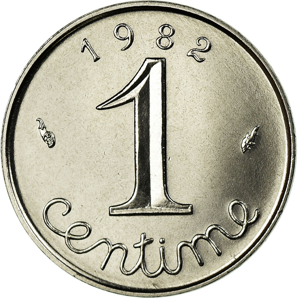 Moneta, Francia, Épi, Centime, 1982, Paris, FDC, Acciaio inossidabile, KM:928