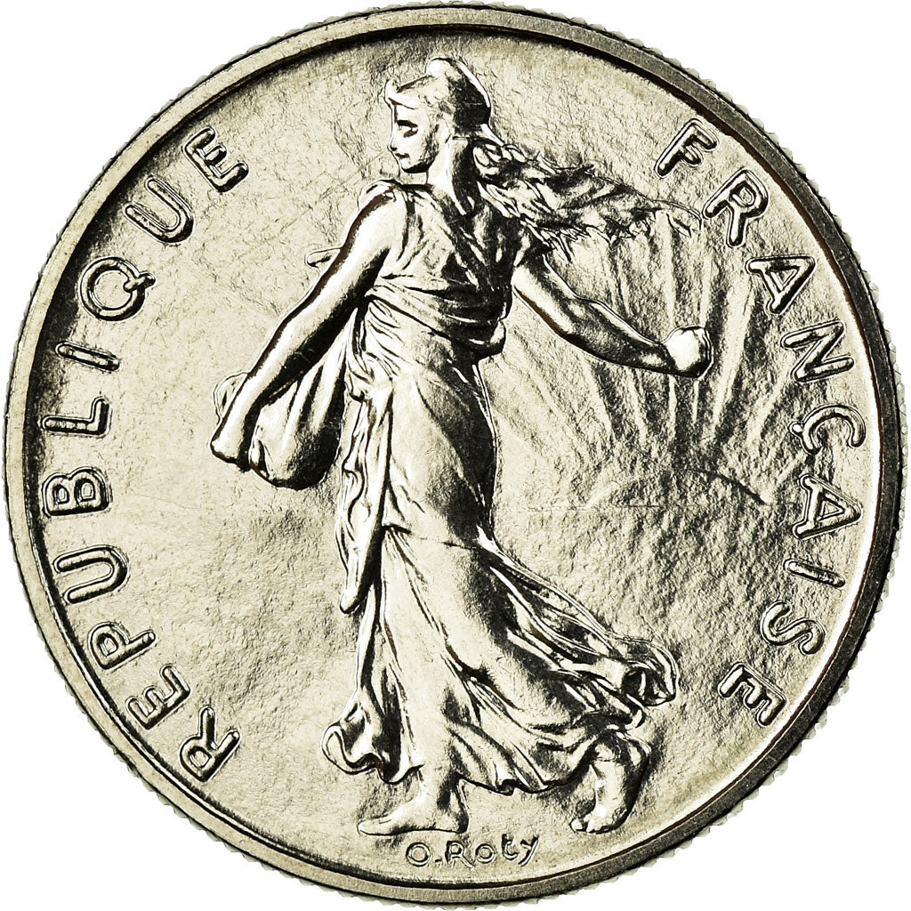 Moneta, Francja, Semeuse, 1/2 Franc, 1982, Paris, MS(65-70), Nikiel, KM:931.1
