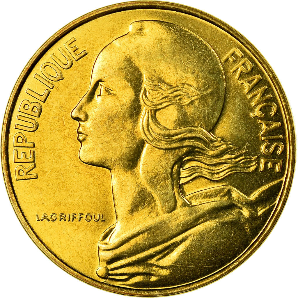 Munten, Frankrijk, Marianne, 10 Centimes, 1986, Paris, FDC, Aluminum-Bronze