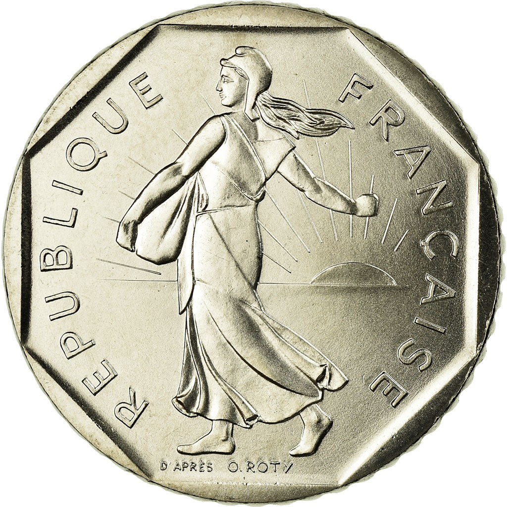 Moneda, Francia, Semeuse, 2 Francs, 1986, Paris, FDC, Níquel, KM:942.1