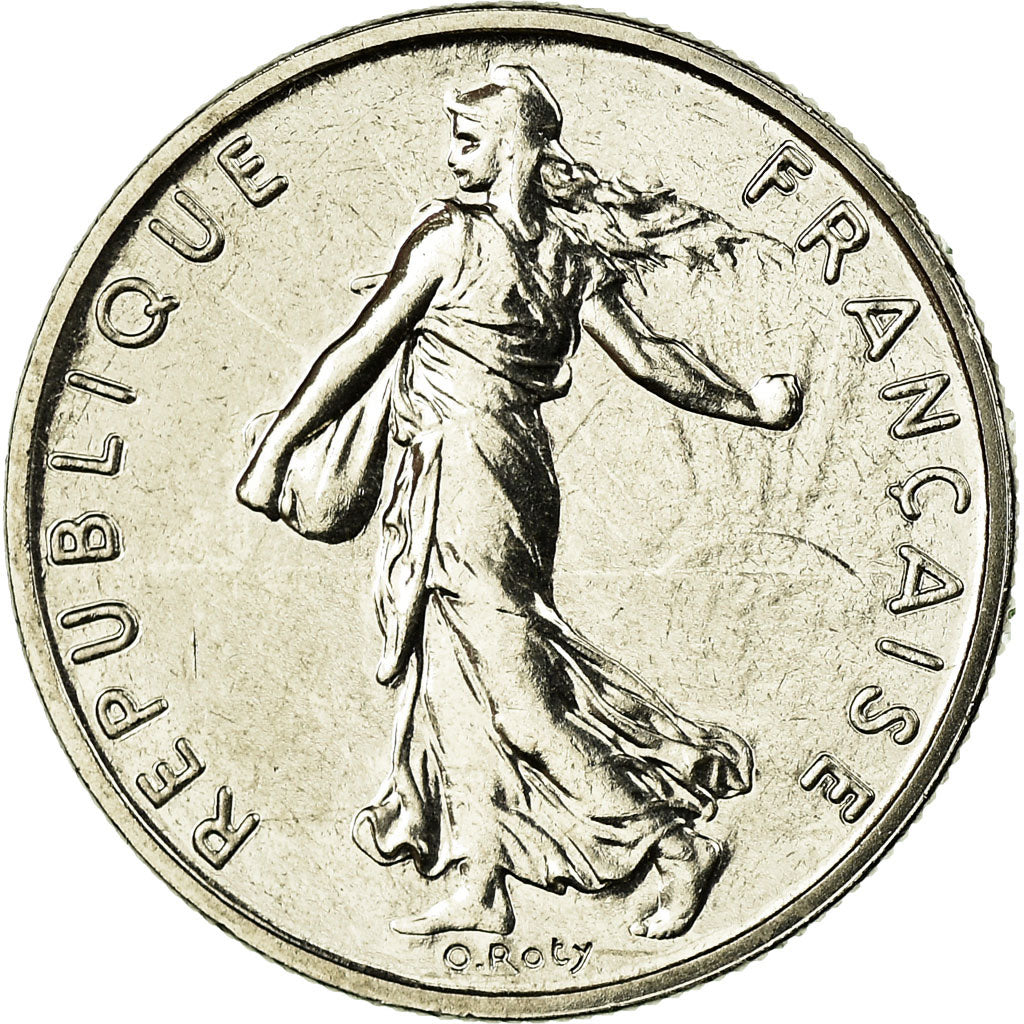 Moneda, Francia, Semeuse, 1/2 Franc, 1989, Paris, FDC, Níquel, KM:931.1
