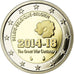 Belgium, 2 Euro, 2014-18, 2014, BE, MS(65-70), Bi-Metallic