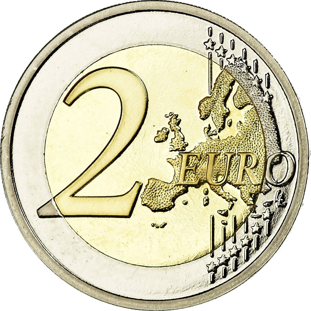 Belgium, 2 Euro, 2014-18, 2014, BE, MS(65-70), Bi-Metallic