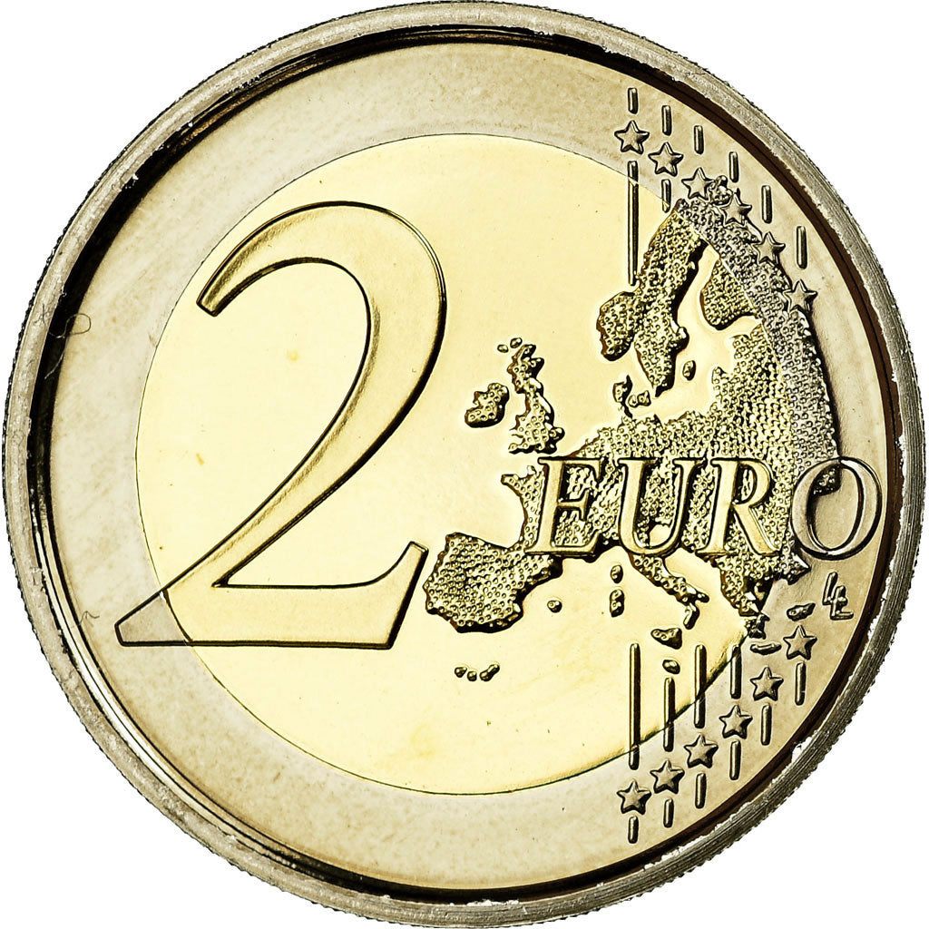 Belgien, 2 Euro, Les Droits de L 'Homme, 2008, BE, STGL, Bi-Metallic