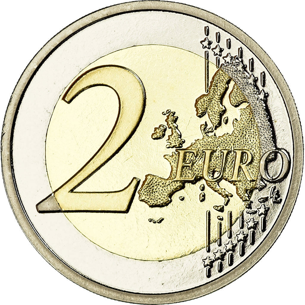 Belgium, 2 Euro, Croix Rouge, 2014, BE, MS(65-70), Bi-Metallic