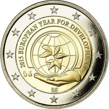 Belgium, 2 Euro, Année du développement, 2015, BE, MS(65-70), Bi-Metallic