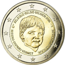 Belgium, 2 Euro, Journée des enfants disparus, 2016, BE, MS(65-70), Bi-Metallic