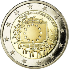 Belgium, 2 Euro, 30 ans du drapeau de l union europeenne, 2015, BE, MS(65-70)