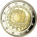 Belgium, 2 Euro, 30 ans du drapeau de l union europeenne, 2015, BE, MS(65-70)