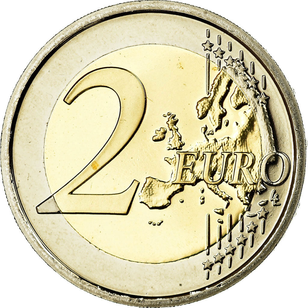 Belgium, 2 Euro, Traité de Rome 50 ans, 2007, BE, MS(65-70), Bi-Metallic