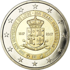Belgium, 2 Euro, Université de Liège, 2017, BE, MS(65-70), Bi-Metallic