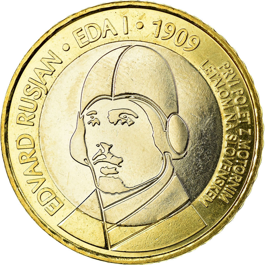 Slowenien, 3 Euro, 2009, UNZ, Bi-Metallic, KM:85