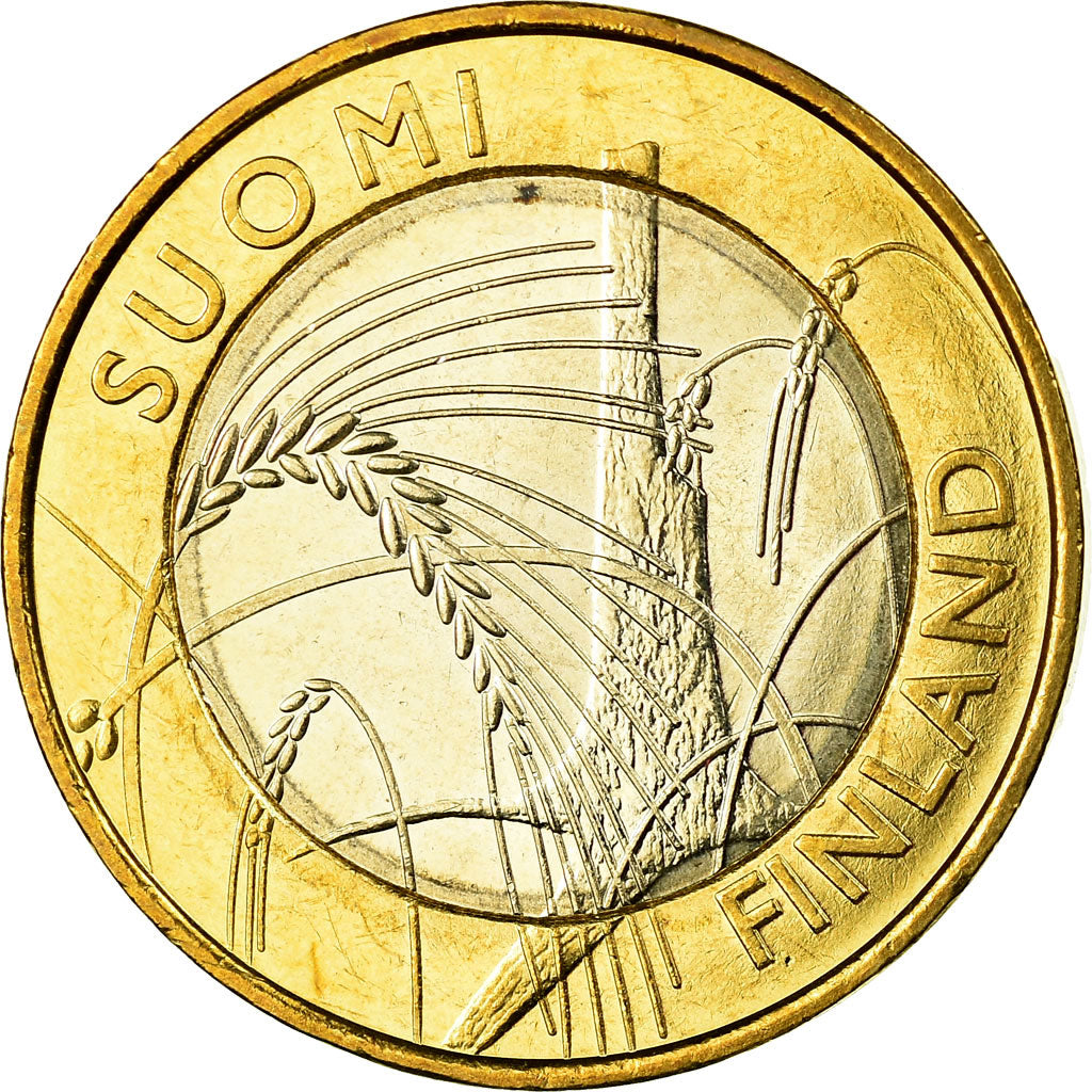 Finland, 5 Euro, Province de Savonie, 2011, MS(63), Bi-Metallic, KM:162