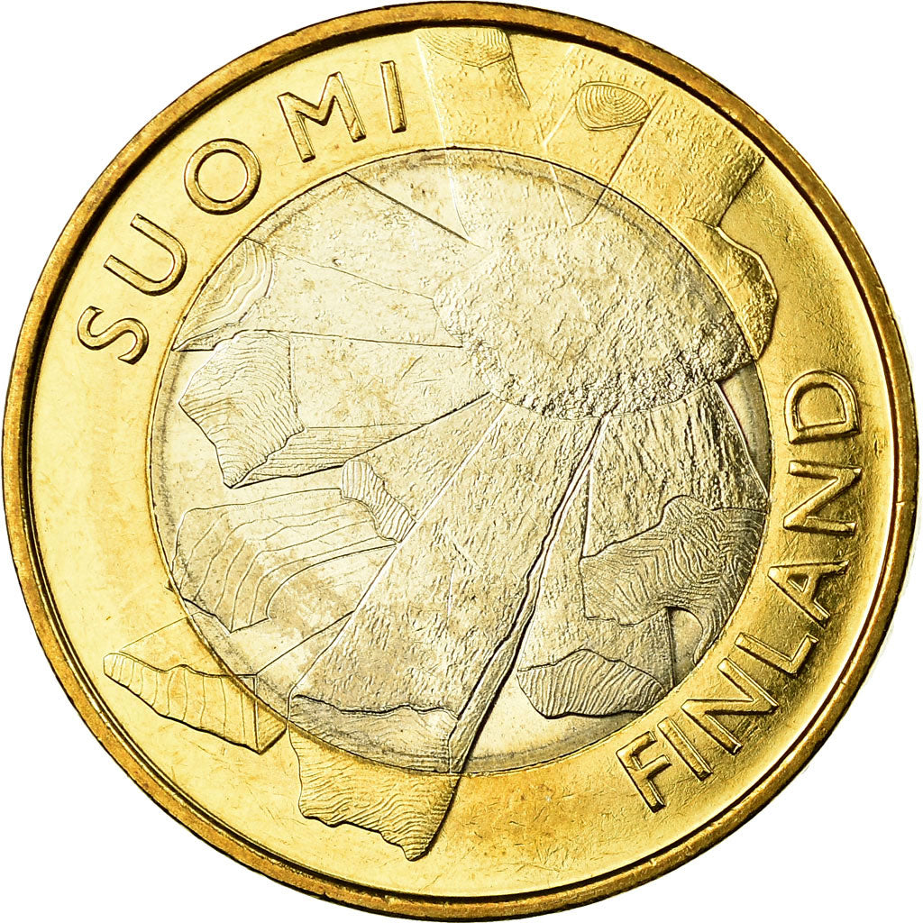Finland, 5 Euro, Province d'Ostrobotnie, 2011, MS(63), Bi-Metallic, KM:171