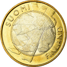 Finland, 5 Euro, Province d'Ostrobotnie, 2011, MS(63), Bi-Metallic, KM:171