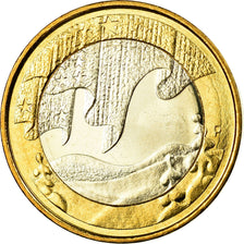 Finland, 5 Euro, nature nordique : La faune, 2012, MS(63), Bi-Metallic, KM:185