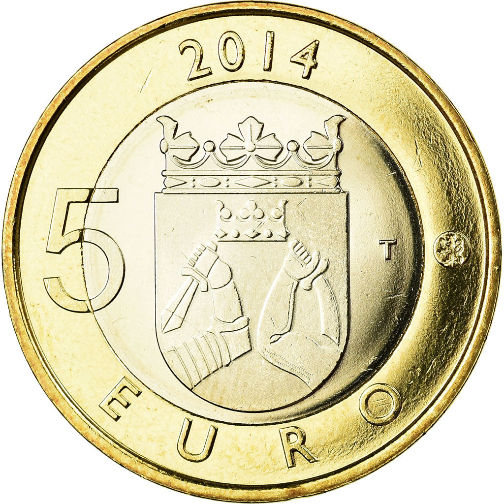 Finnland, 5 Euro, Le coucou en Carélie, 2014, UNZ, Bi-Metallic, KM:207