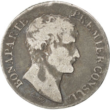 Francia, Napoléon I, Franc, 1804, Paris, MB+, Argento, KM:649.1, Gadoury:442