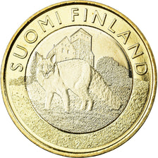 Finnland, 5 Euro, Le renard en Finlande du Sud-Ouest, 2014, UNZ, Bi-Metallic